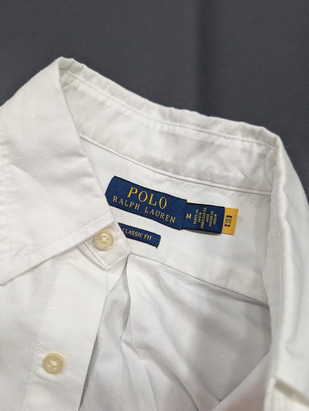 Polo Ralph Lauren Classic Fit Button-Down Shirt White M